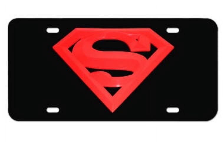 Elektroplate Superman All Metal Hitch Cover - Fits Standard 2