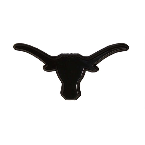 texas longhorns black horn premium metal auto emblem decal