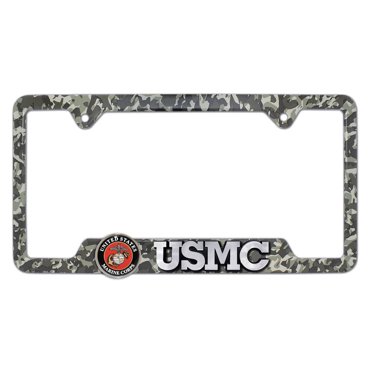 Mason American Flags Heavy Duty Metal License Plate Frame – Gloss Finish
