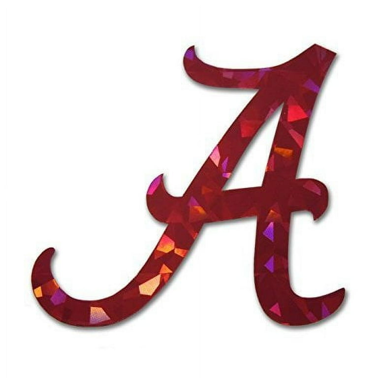 University of Alabama Reflective 3-D Decal Sticker University of Alabama Reflective 3-D Decal Sticker
