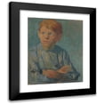 thumbnail image 1 of Elemír Halász-Hradil 20x24 Black Modern Framed Museum Art Print Titled - Ginger Boy (1900), 1 of 5