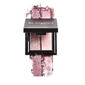 Eleman Beauty Deluxe Duo – Compact, Travel-Friendly Eyeshadow Duo | Rich, Bold Pigments | Wet or Dry Application | Perfect for On-the-Go Touch-Ups & Carry-On (Aerial & Luna)