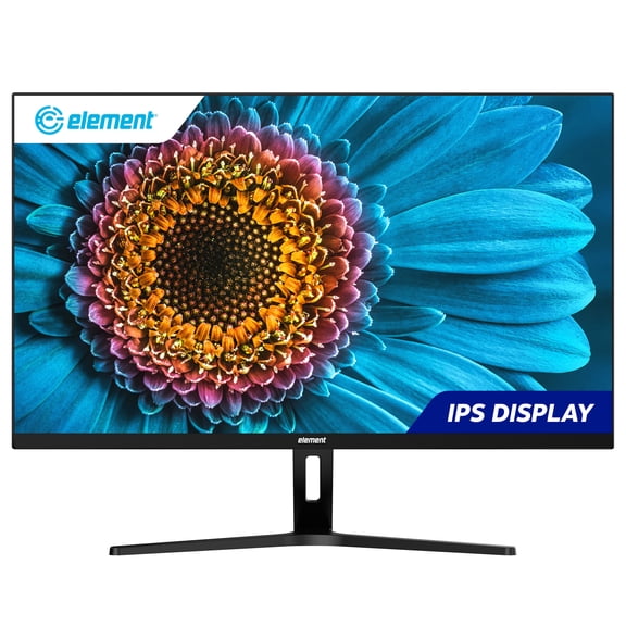 Element 24 1080P IPS LCD 3-Side Frameless Computer Monitor - Black (EM2FPAB24B)