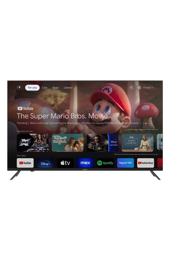 Element 55" 4K UHD HDR Google TV - Frameless (E450AD55G)