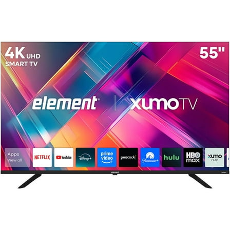 Element E550AE55CG 55 inch Class Revolution Series 4K UHD HDR LED Smart Xumo TV
