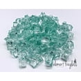thumbnail image 1 of Element Aquamarine Large 1/2" Propane or Gas Fire Pit Glass by Element Fire Glass 10lb., 1 of 3