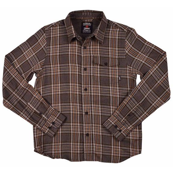 Element Big Boys' Lumber Long Sleeve Woven, Indigo, Medium (Black, Medium)