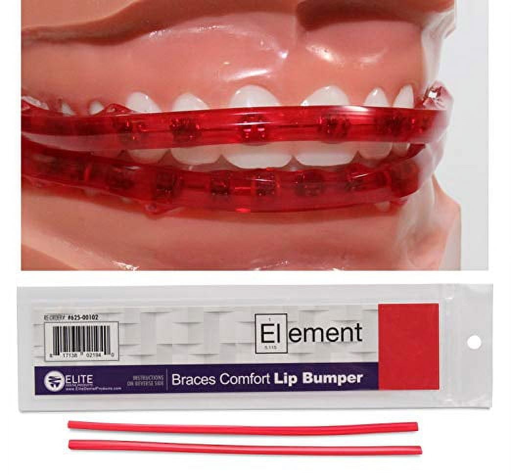 Element Braces Comfort Lip Bumper (Red) Orthodontic Dental