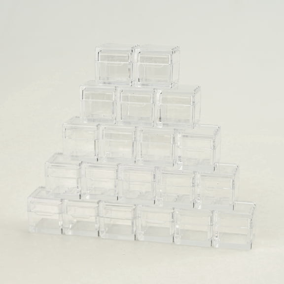 Element Cube Display Box, suitable for 10 mm (0.39 in) transparent cubesPeriodic Table Display Stand; Element Collection Display Box (20-piece set).