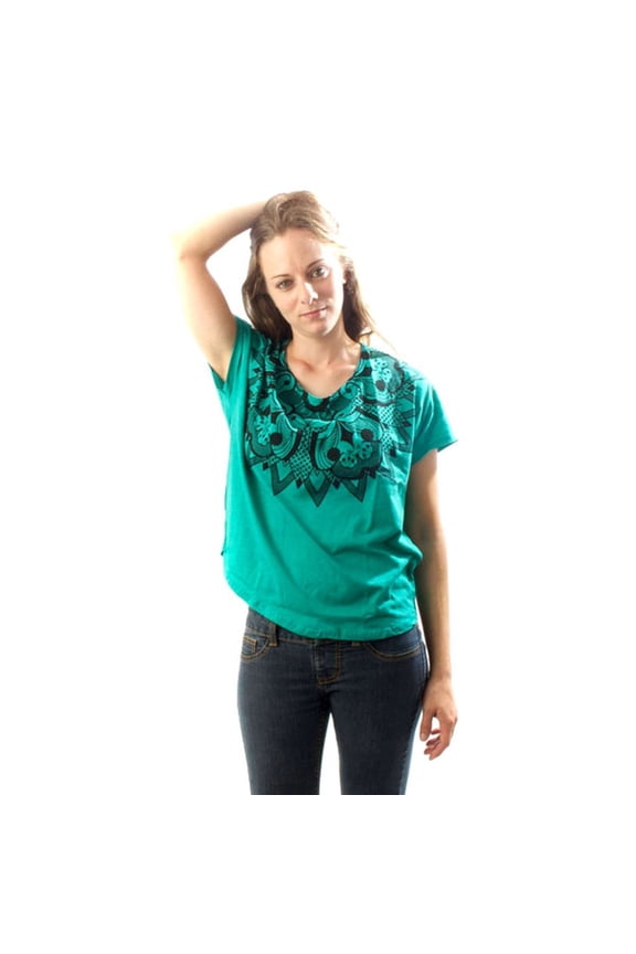 - Deco Emerald Juniors T-Shirt - Medium