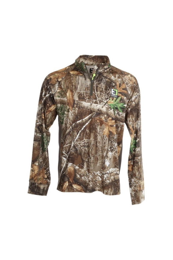 Drive Series Quarter Mens Zip Shirt (Realtree Edge, 3X-Large)