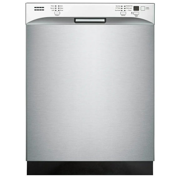 Element Electronics 24" Front Control Built-in Dishwasher - Stainless Steel (ENB6632PEBS)