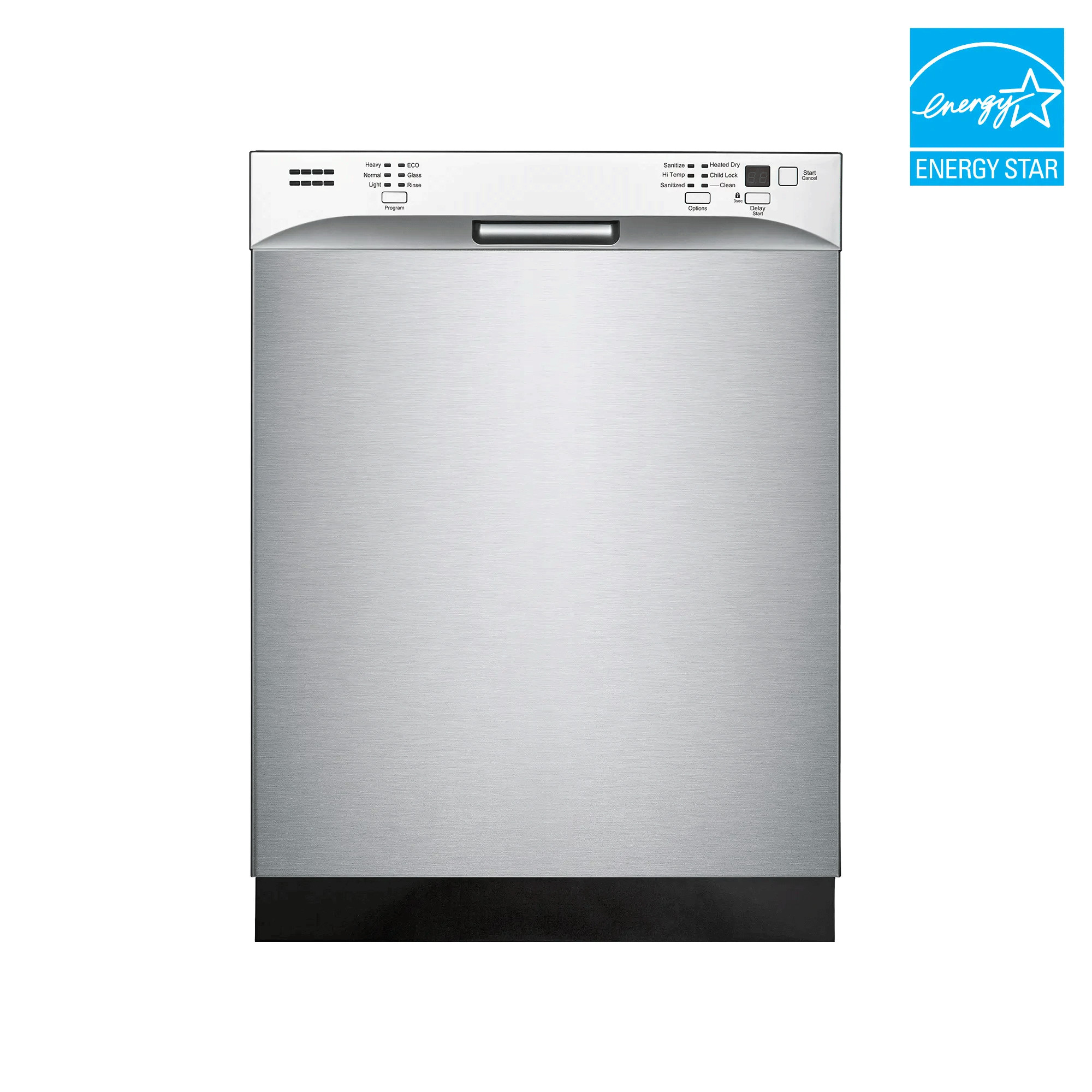Element Electronics 24″ Front Control Built-in Dishwasher – Stainless Steel (ENB6632PEBS) Sansujyuku sansujyuku.com
