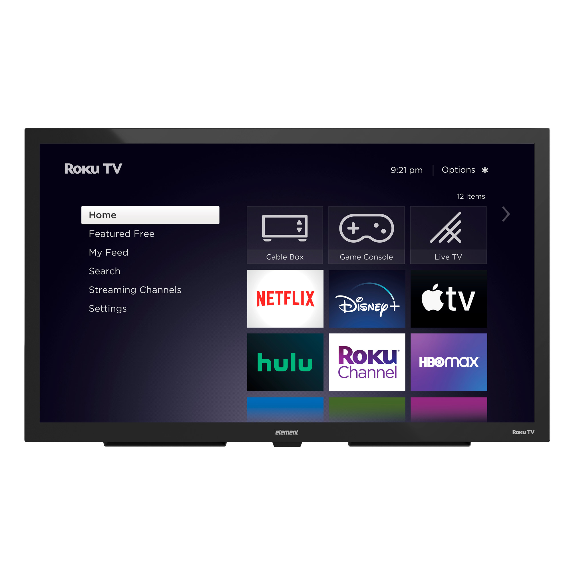 Element Electronics 55" 4K UHD Partial Sun Outdoor Roku Smart TV, Weatherproof (IP55 Rated), Tempered and Anti-Glare Glass (EP400AB55R) - image 1 of 16