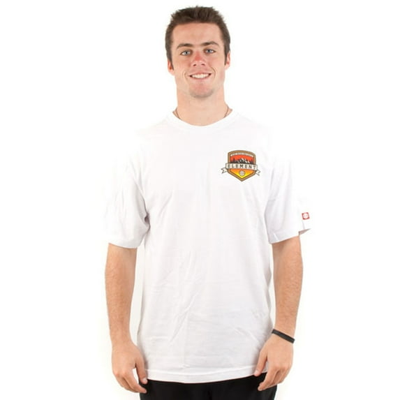 Element - Foot Prints White T-Shirt - Large