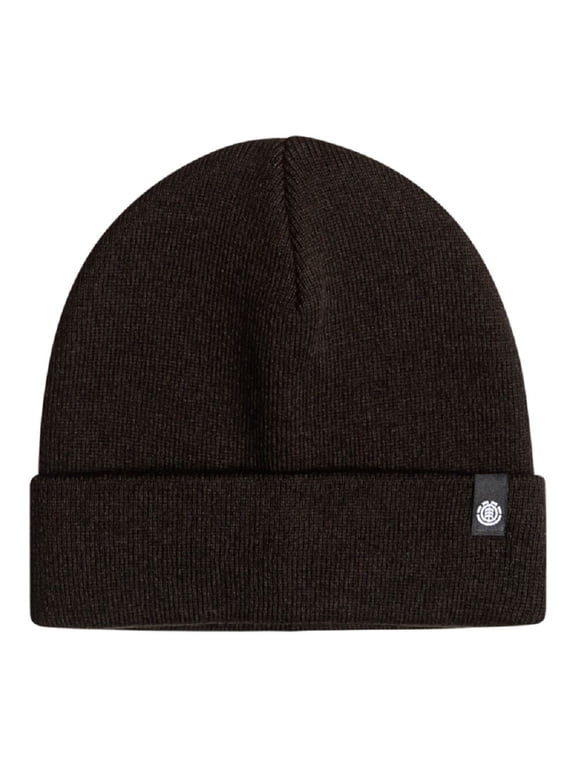 Knitted Cuff Beanie ~ Carrier black