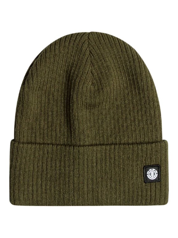 Knitted Cuff Beanie ~ Flow green