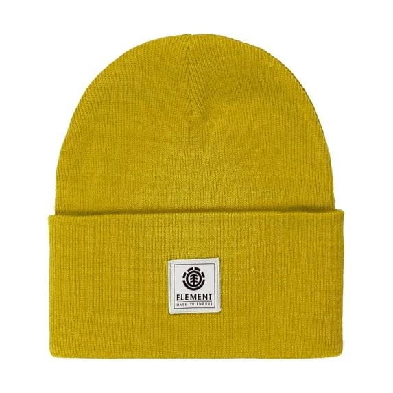 Element Knittted Cuff Beanie ~ Dusk spicy mustard