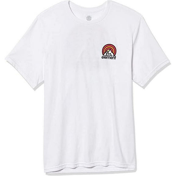 Element Men's Sonata Short Sleeve T-Shirt in Optic White-Medium