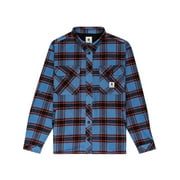 Element Mens Flannel Patchwork Button-Down Shirt