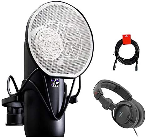 Element Microphone Bundle with Polsen Studio Monitor Headphone & XLR Cable