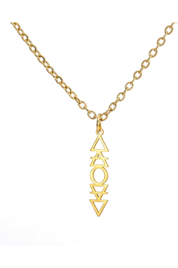 Element Necklace for Women 4 Alchemical Symbols Necklace Planetary Fire Earth Water Air Symbols Alchemical Necklace Transmutation Signs Jewelry Occult Gift