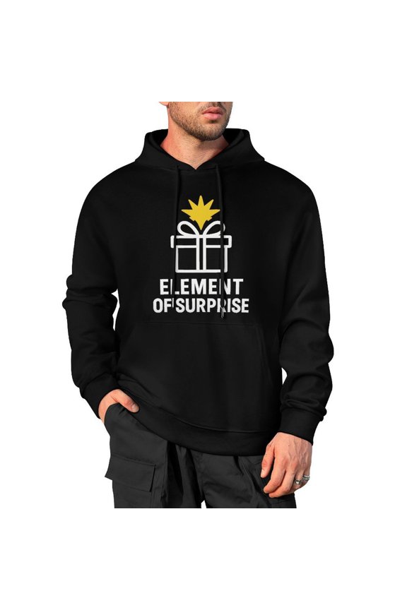 Element Of Surprise Men's Pullover Sweatshirt Hoodie, Big & Tall Options Available 3X-Large