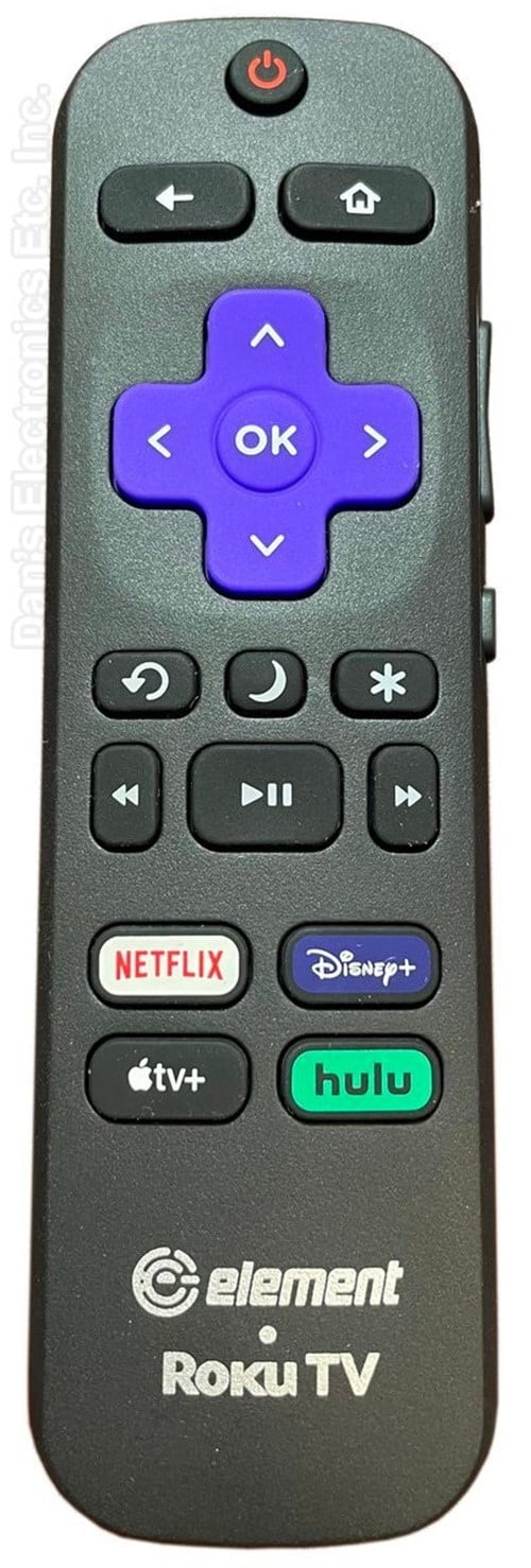 Element RCAFIR For 2022 Roku TV Remote Control