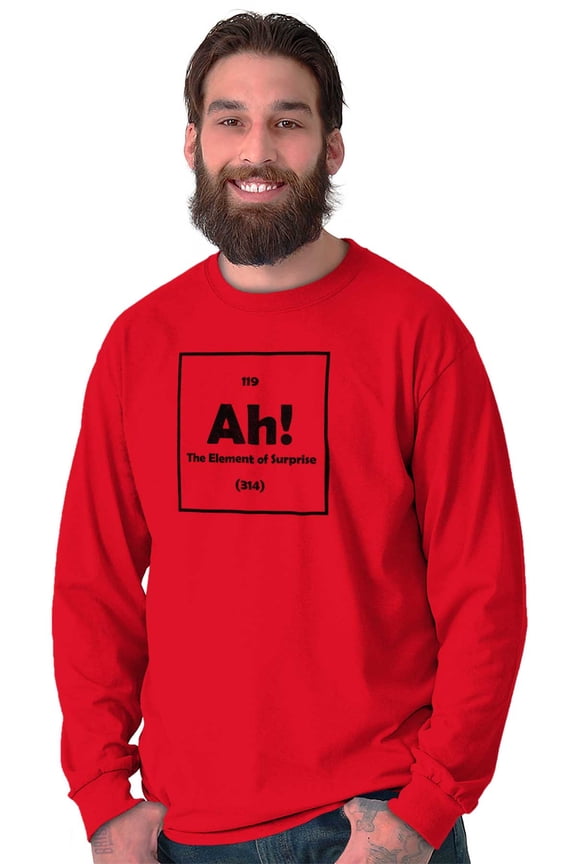 Element Surprise Ninja Science Nerdy Long Sleeve TShirt Men Women Brisco Brands L
