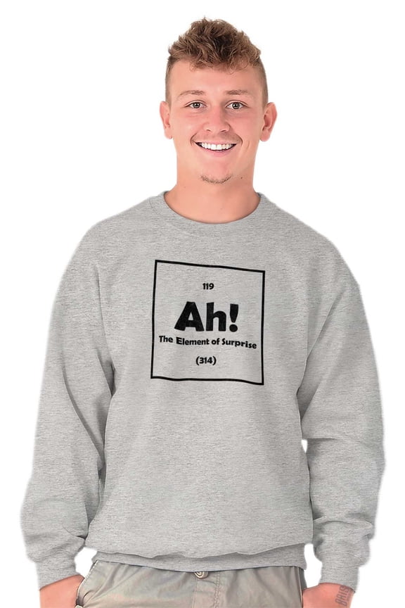 Element Surprise Ninja Science Nerdy Unisex Plus Fleece Graphic Sweatshirt Brisco Brands 2X