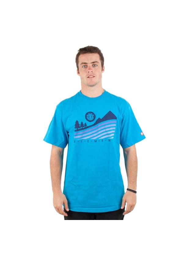 - Swirl Cyan T-Shirt - Medium