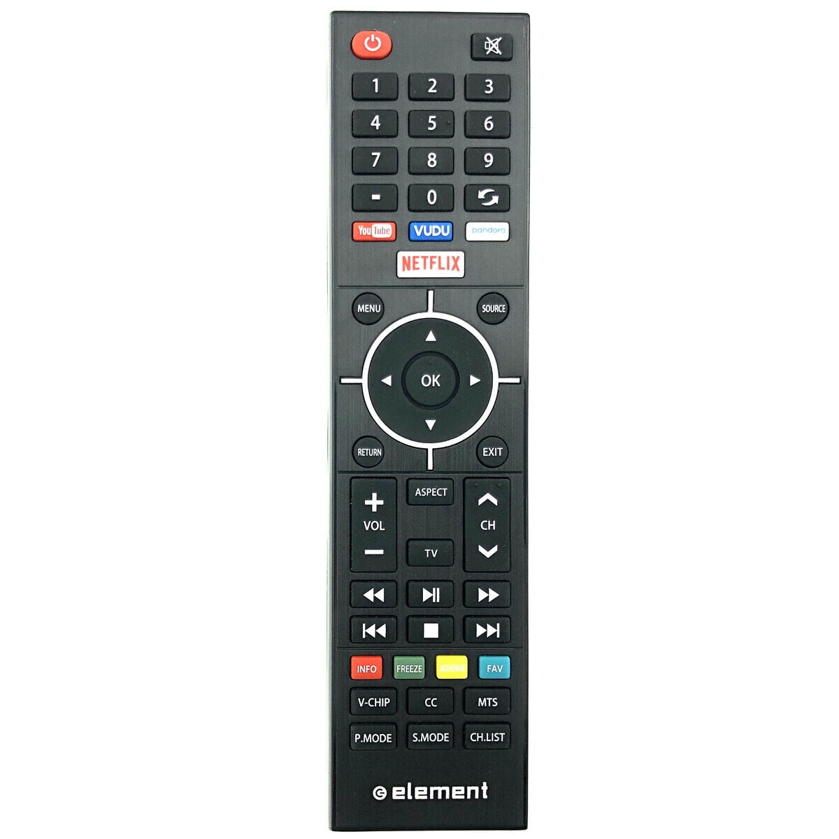 Element WS2258 OEM Smart TV Remote Control fit for ELSW3917BF