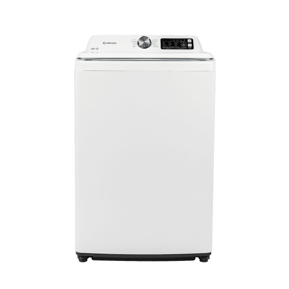 Element Washing Machine, White, 4.1 CF SS DRUM - 25.5 W - TOP LOAD - X-L CAP