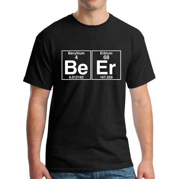 Element of Beer T-Shirt Science Periodic Table Funny Drinking Graphic Tee
