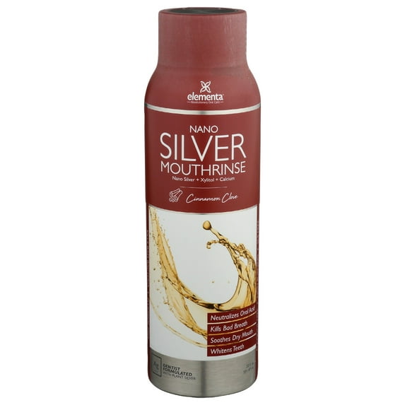 Elementa Silver - Nanosilver Adult Mouth Rinse - Cinnamon Clove