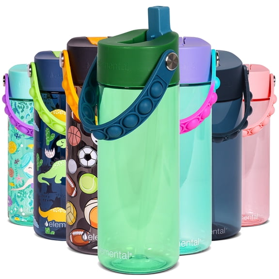 Elemental 18oz. Splash Pop Fidget Bottle 18oz. - Stormy Grove