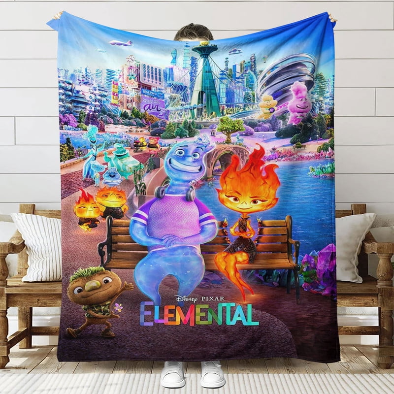 Elemental Anti Pilling Flannel Blanket Gifts for Fans Lover Girls Boys Women Present Hoodie Him Bed 30"x40"
