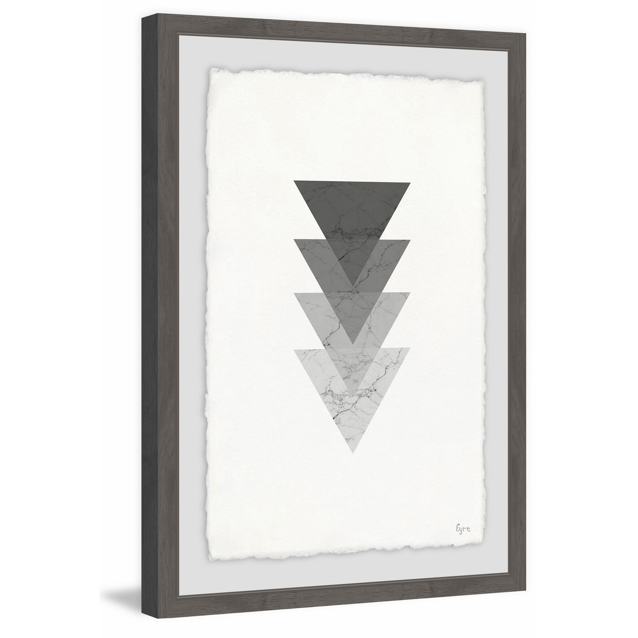Elemental Descension Framed Painting Print