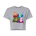 thumbnail image 1 of Elemental - Elemental Group Graphic - Juniors Cropped Cotton Blend T-Shirt, 1 of 5