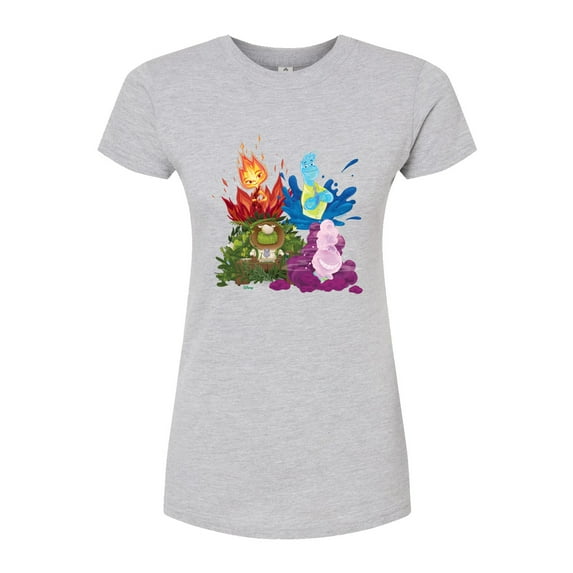 Elemental - Elemental Group Graphic - Juniors Fitted Graphic T-Shirt