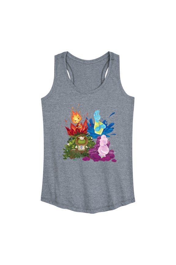 - Elemental Group Graphic - Women's Racerback Tank Top