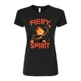 thumbnail image 1 of Elemental - Fiery Spirit - Juniors Fitted Graphic T-Shirt, 1 of 5