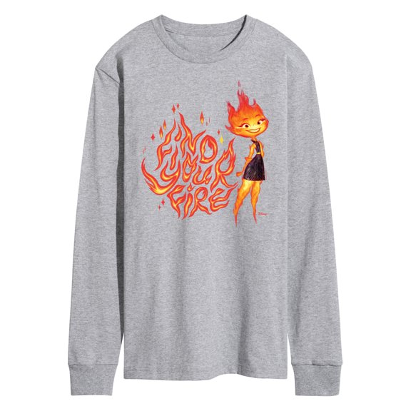 Elemental - Find Your Fire Ember - Adult Long Sleeve Tee
