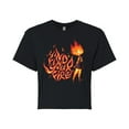 thumbnail image 1 of Elemental - Find Your Fire Ember - Juniors Cropped Cotton Blend T-Shirt, 1 of 5