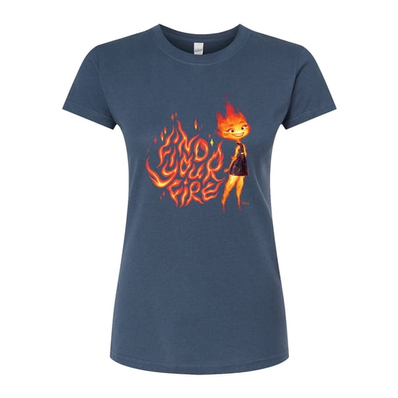 Elemental - Find Your Fire Ember - Juniors Fitted Graphic T-Shirt