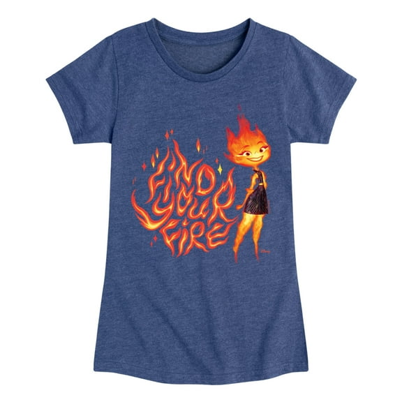 Elemental - Find Your Fire Ember - Toddler & Youth Girls Short Sleeve Graphic T-Shirt