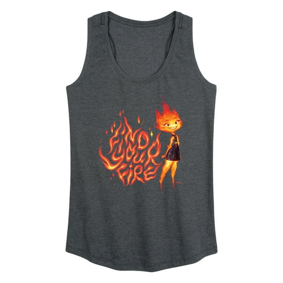 Elemental - Find Your Fire Ember - Women's Racerback Tank Top