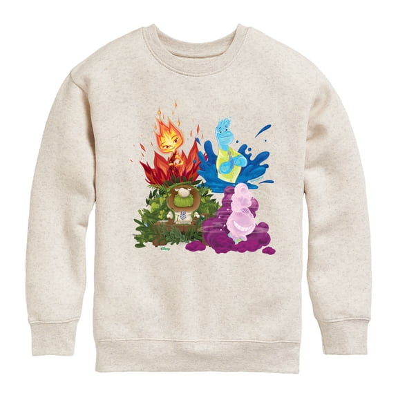 Elemental - Group Graphic - Toddler & Youth Crewneck Fleece Sweatshirt