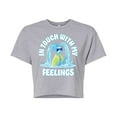 thumbnail image 1 of Elemental - In Touch With My Feelings - Juniors Cropped Cotton Blend T-Shirt, 1 of 5