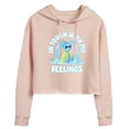 thumbnail image 1 of Elemental - In Touch With My Feelings - Juniors Cropped Pullover Hoodie, 1 of 5